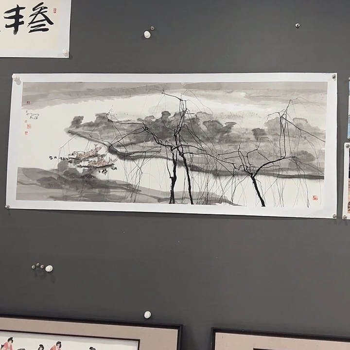 8***哥国画陆天宁老师书画作品