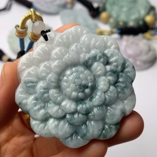 翡翠未镶嵌挂件翡翠