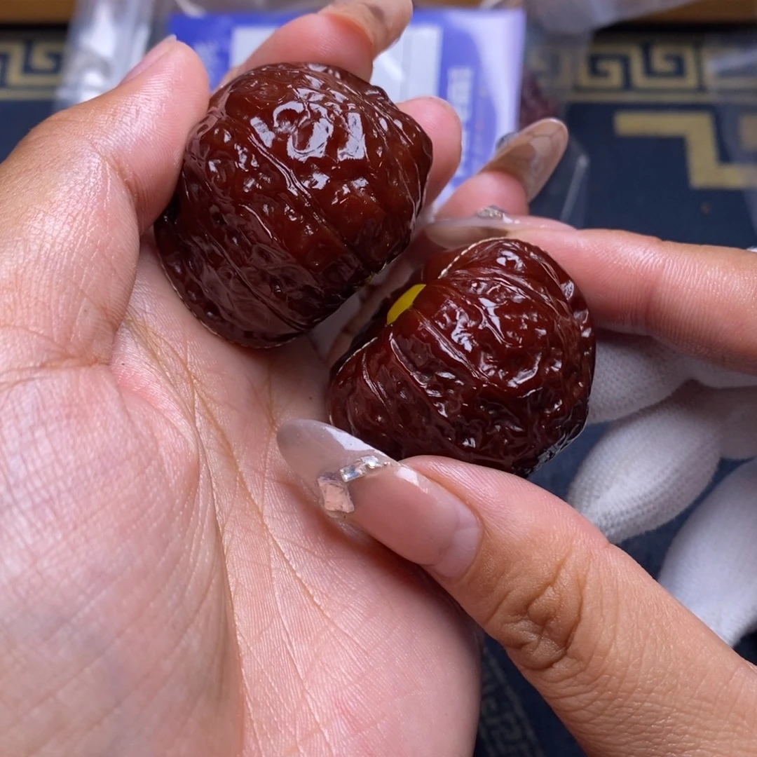 含***颠文玩核桃吊坠南瓜