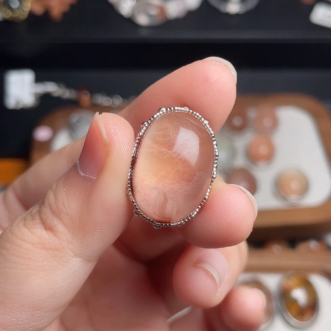 水晶颈饰银S925镶嵌茉**9