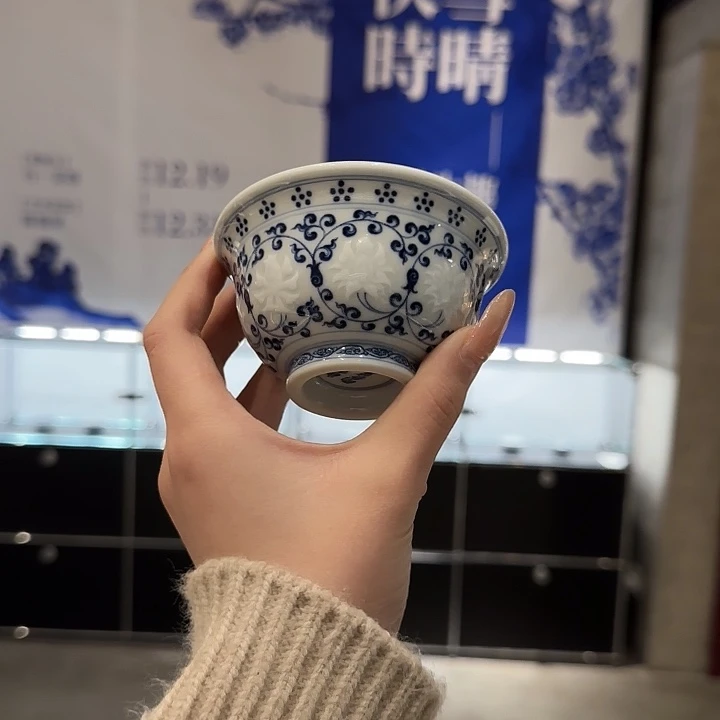 陶景德镇高端陶瓷快雪时晴