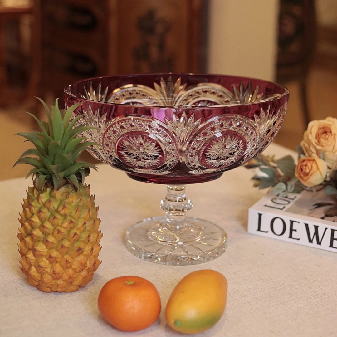 潇允饰家/铜配水晶花器/冰桶/收纳/桌面摆件