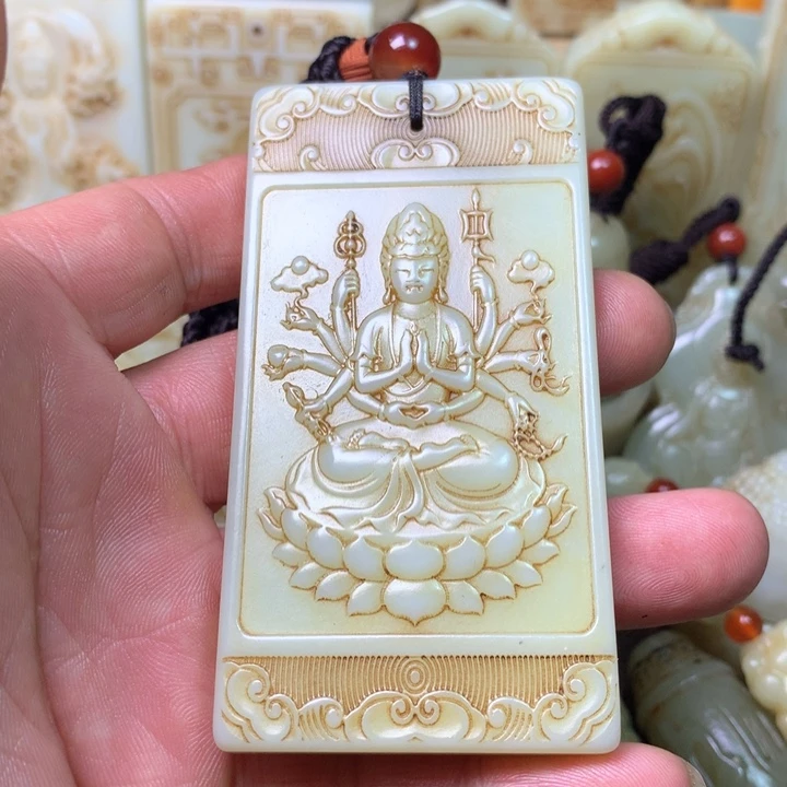 和田玉挂件未镶嵌?****代