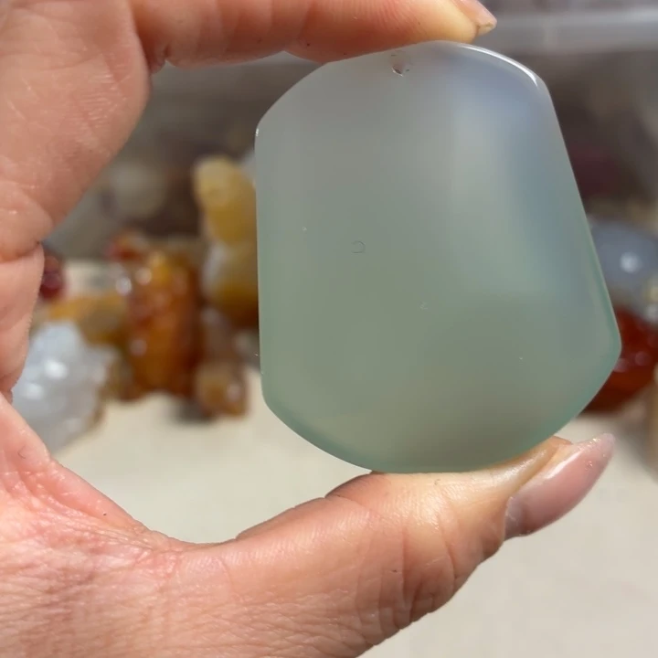 玛瑙/玉髓未镶嵌吊坠(不含链)