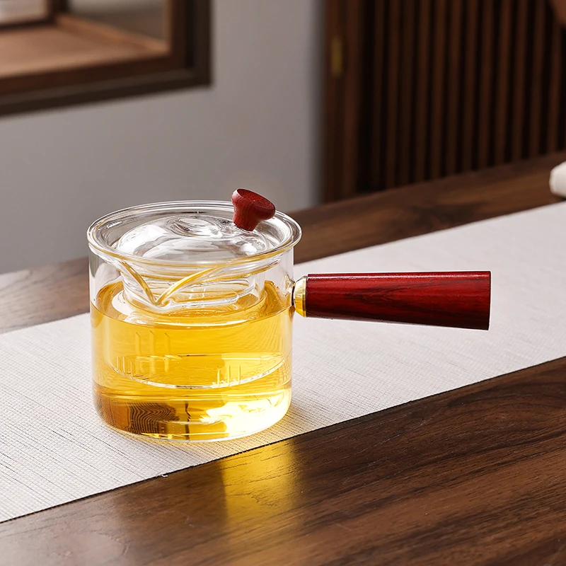 侧把茶壶玻璃煮茶器电陶炉耐高温泡茶壶家用单壶25年新款功夫茶具