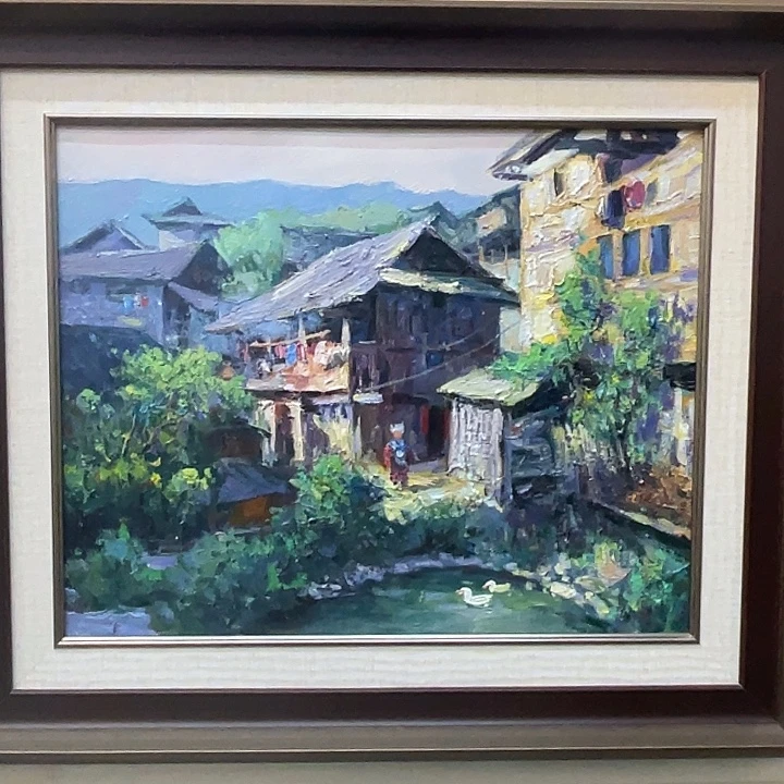 布福利价纯手绘原创油画66x56cm