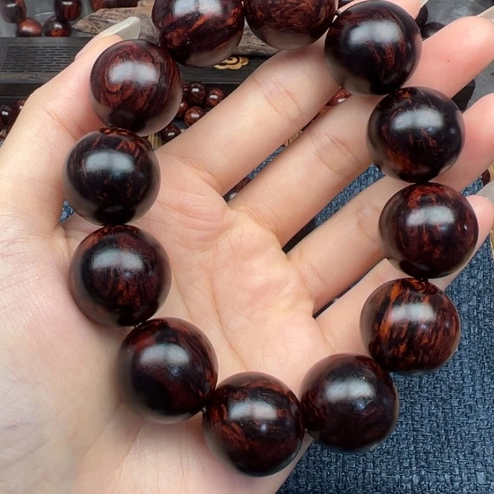 怀***斯木海南红降花梨公至尊黑金火焰纹2.0