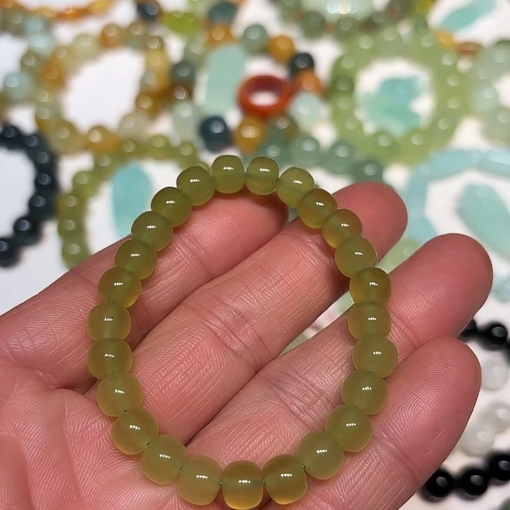 蛇纹石玉未镶嵌手串