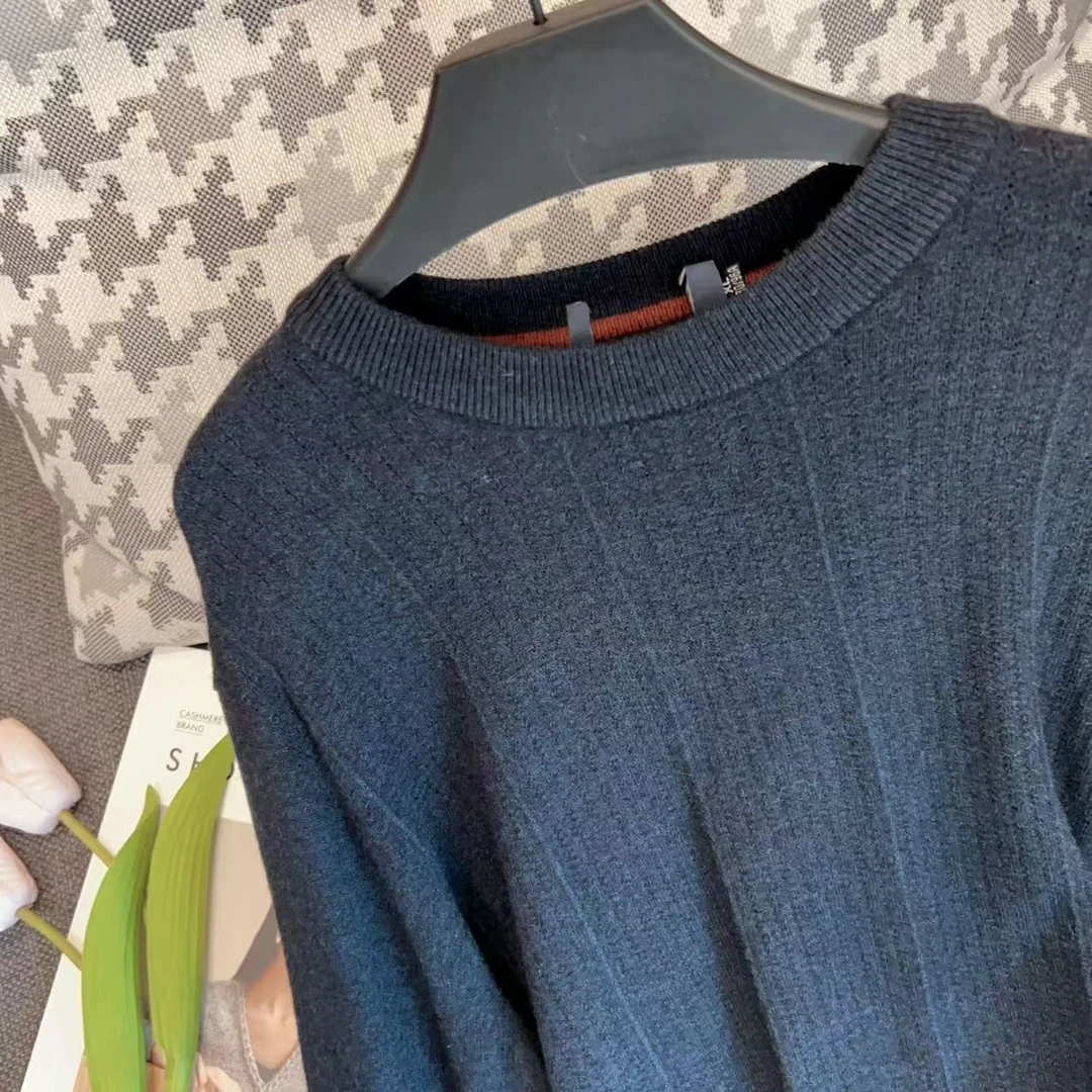男士圆领羊毛衫638