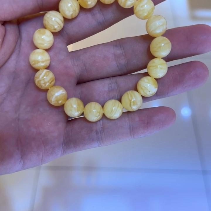 手链琥珀未镶嵌蜜蜡