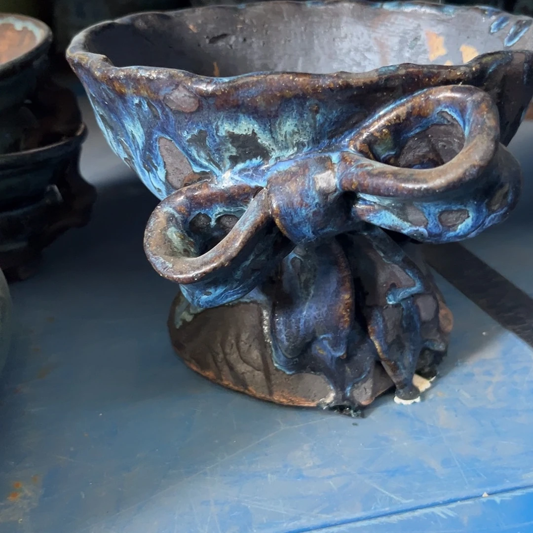 微瑕6 号陶然花器手工花盆