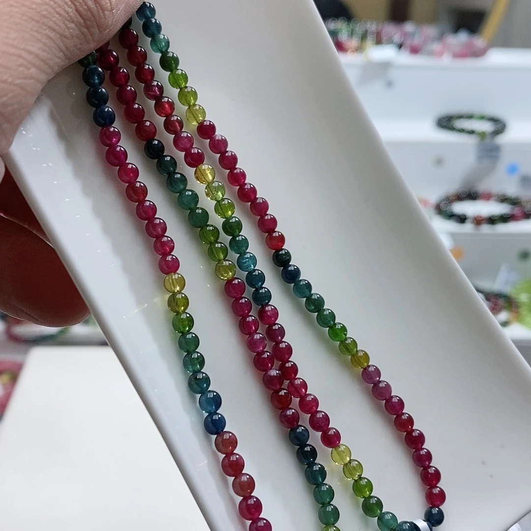 碧玺手链未镶嵌手链