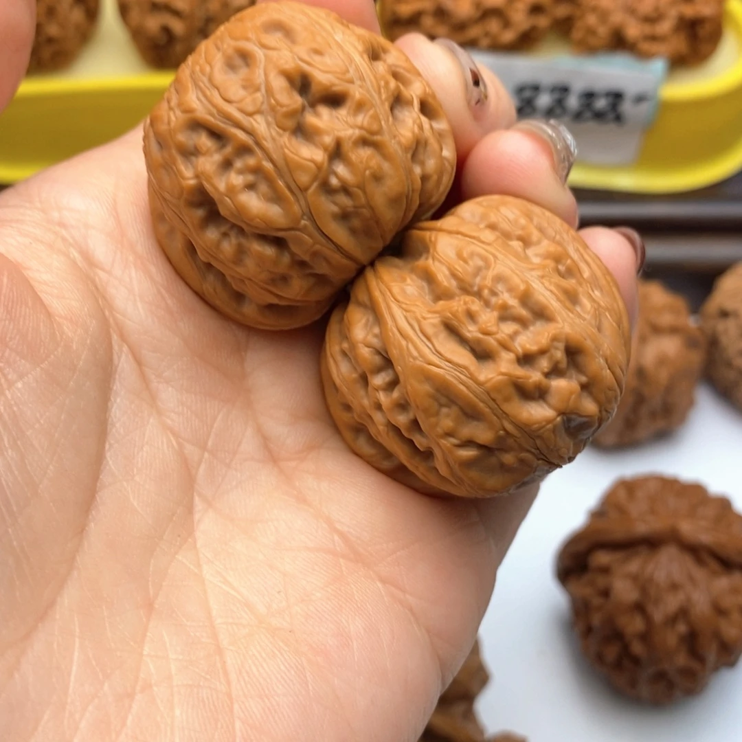 唔***信把件文玩核桃578号元宝