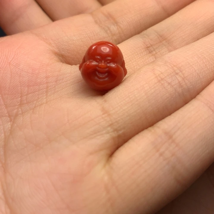 未镶嵌佛头南红玛瑙