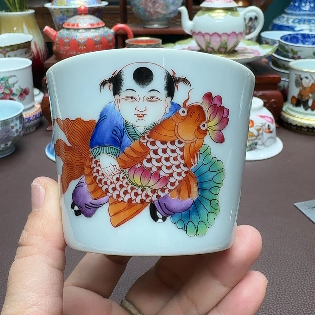 瓷片景德镇仿古手工制作精品展示