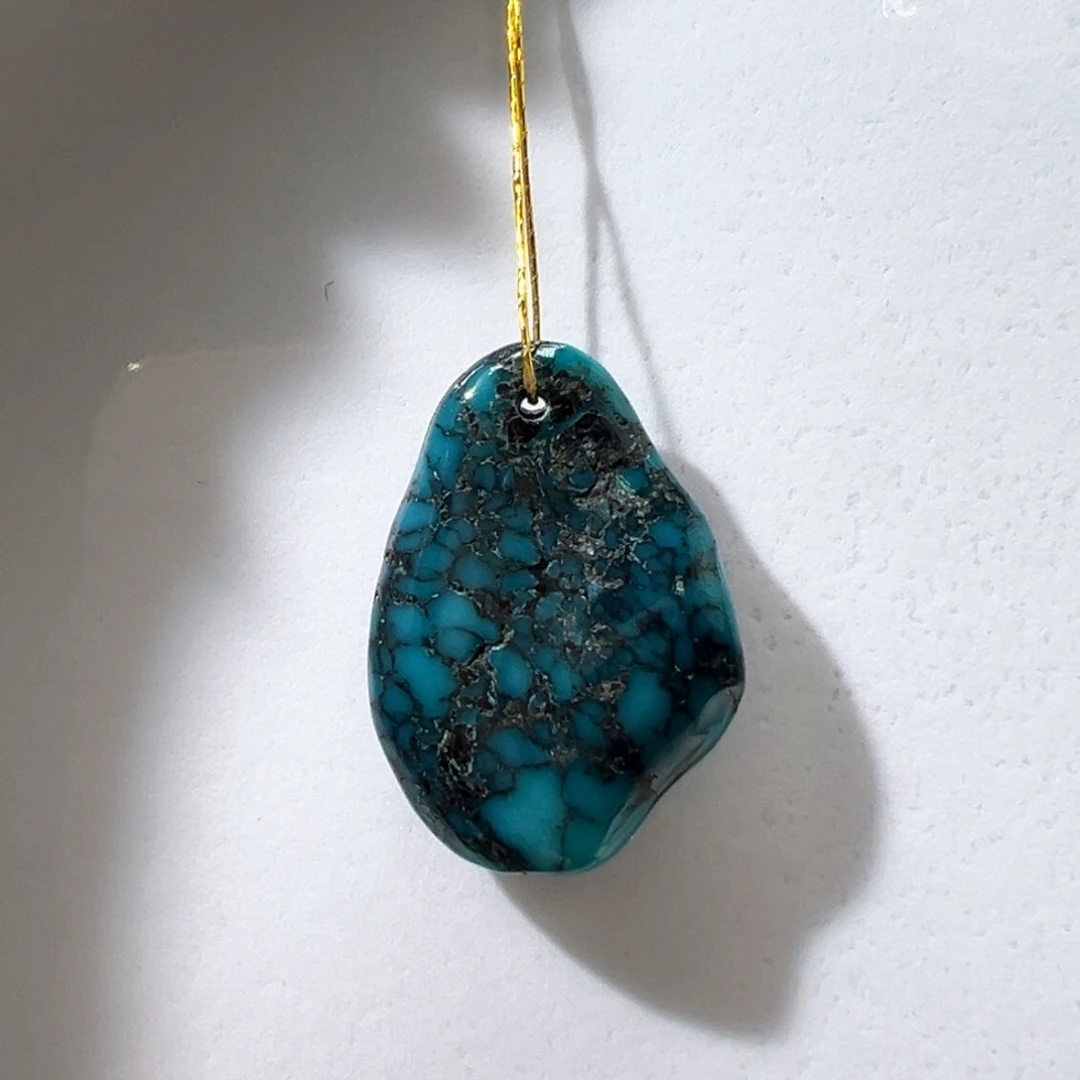 绿松石未镶嵌挂件