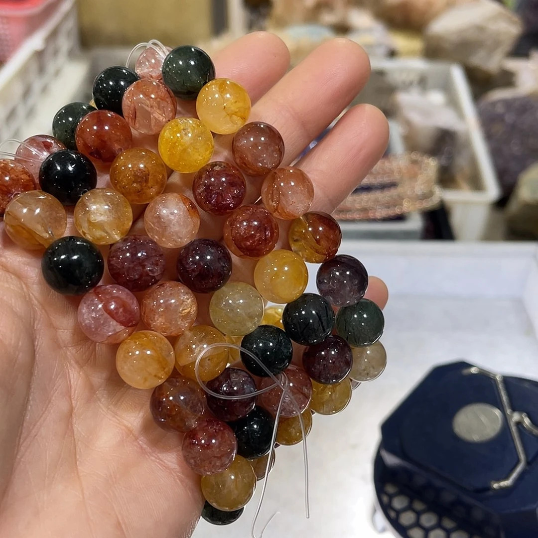 水晶手串12m m未镶嵌多样性发一条j h 628