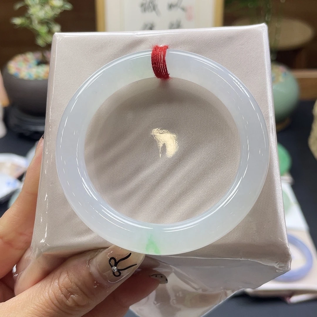 翡翠未镶嵌手镯41号