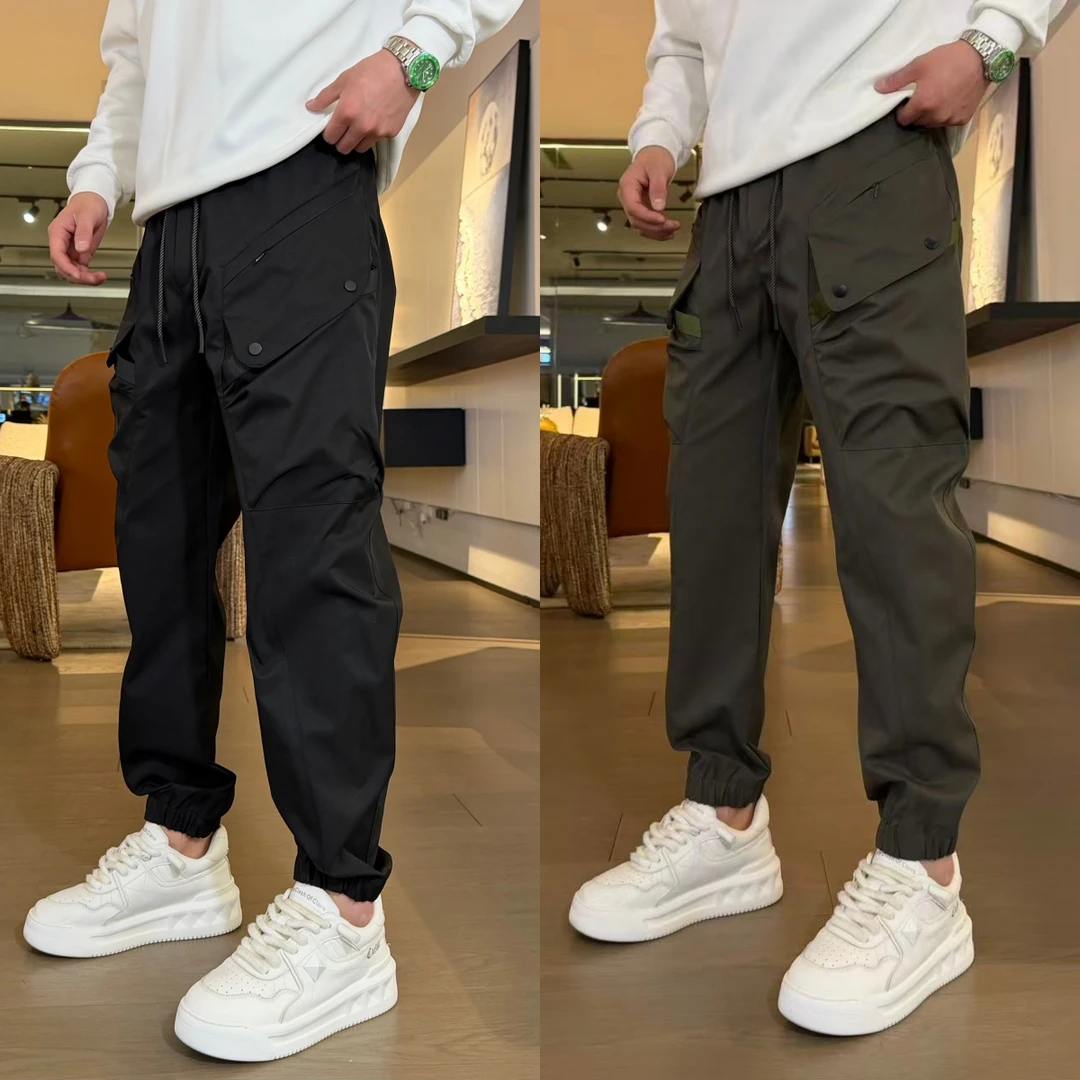 2025秋冬新款加厚宽松多口袋战术工装裤356