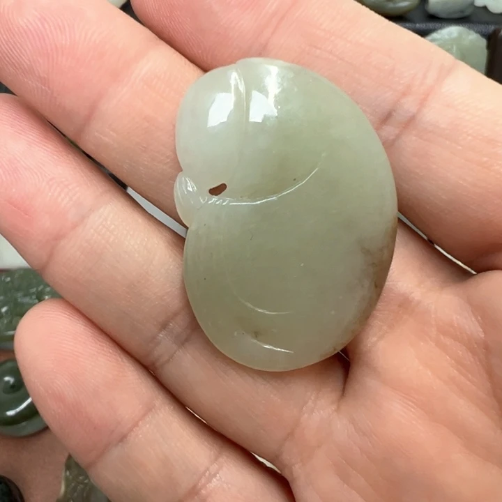 吊坠(不含链)未镶嵌和田玉