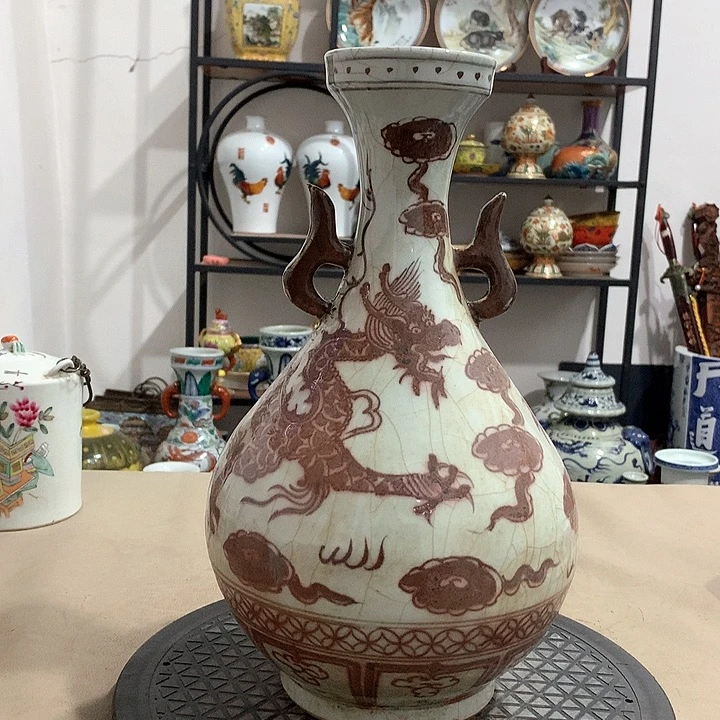 陶摆件博古架陶瓷摆件