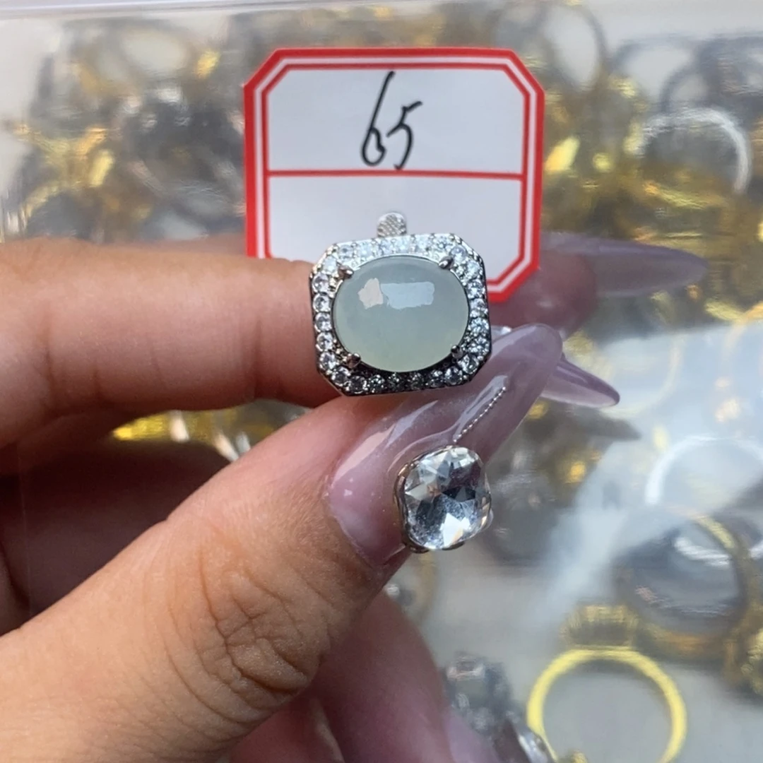 翡翠戒指合金翡翠首饰