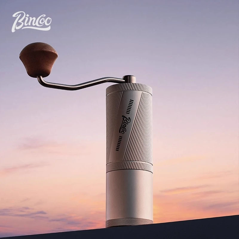 Bincoo手摇磨豆机便携式钢芯六星手冲手磨手动咖啡豆研磨机-Z