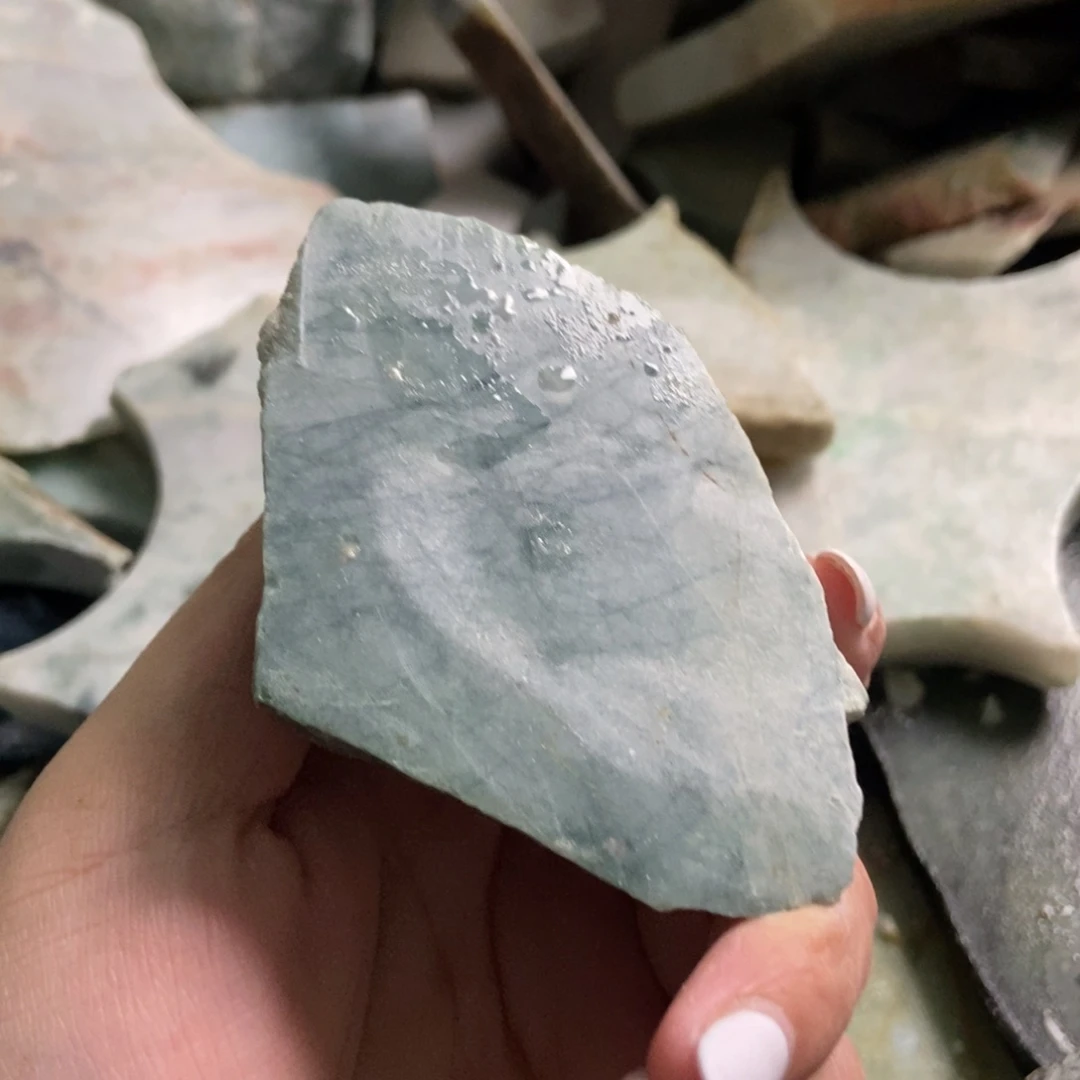翡翠未镶嵌挂件天然翡翠