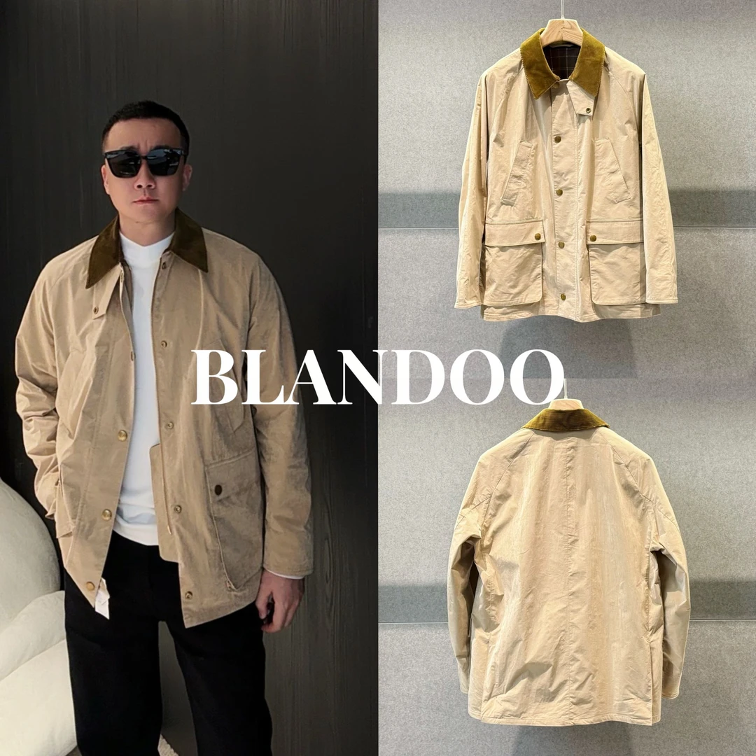 BLANDOO "经典之选" 男士经典百搭撞色夹克外套2BD5508