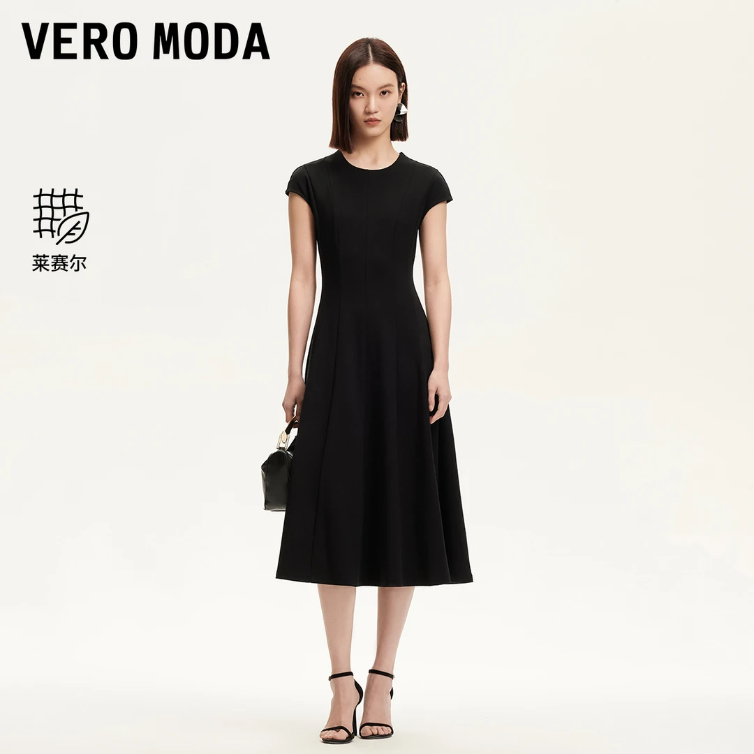 Vero Moda连衣裙2025夏日穿搭含莱赛尔裙身分割线处理325261025