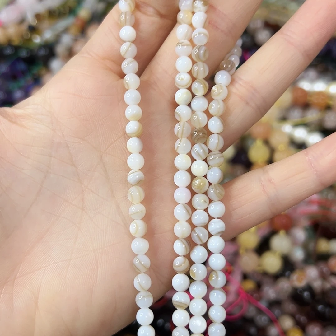 玛瑙/玉髓合金珠宝半成品 卡5咪马蹄螺到手2条