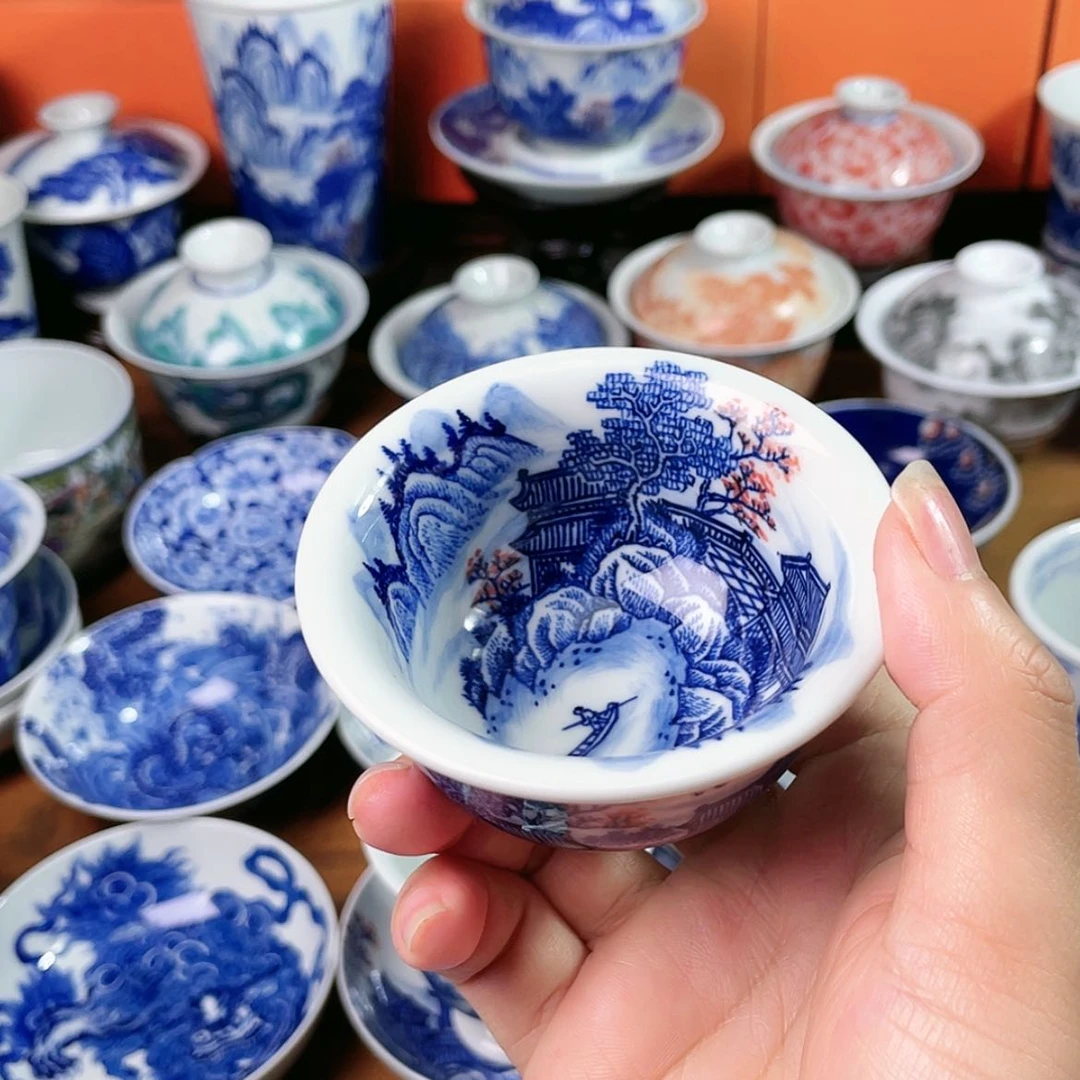 【闪购商品】杯?****?全手工手绘景德镇