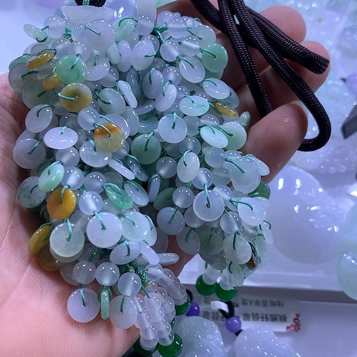 颈饰未镶嵌翡翠天然翡翠A货车挂多样发货发其一