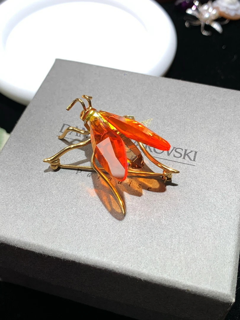 合金胸针 合金琉璃胸针A#中古饰品