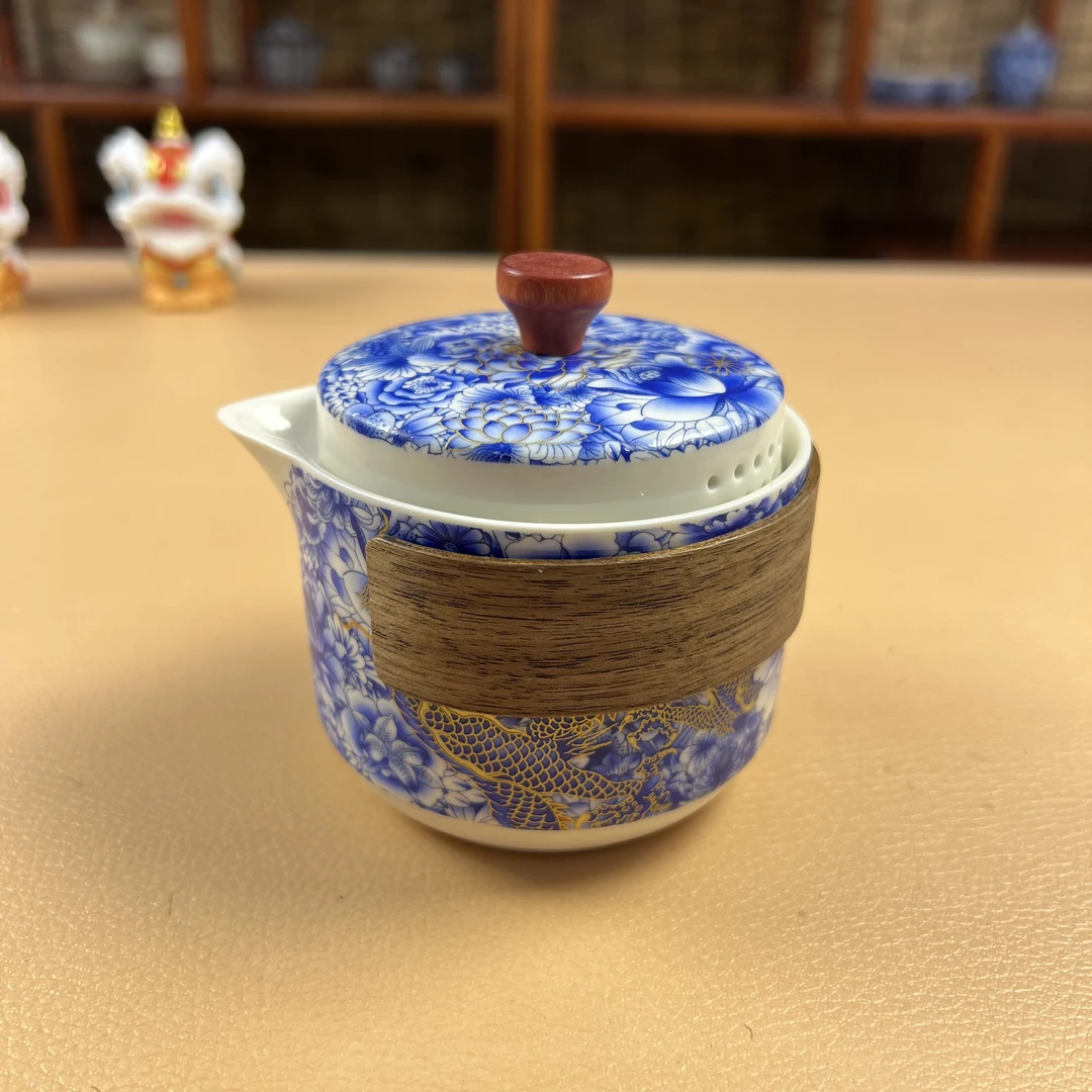 A0336墩墩 龙腾盛世-壶三杯
