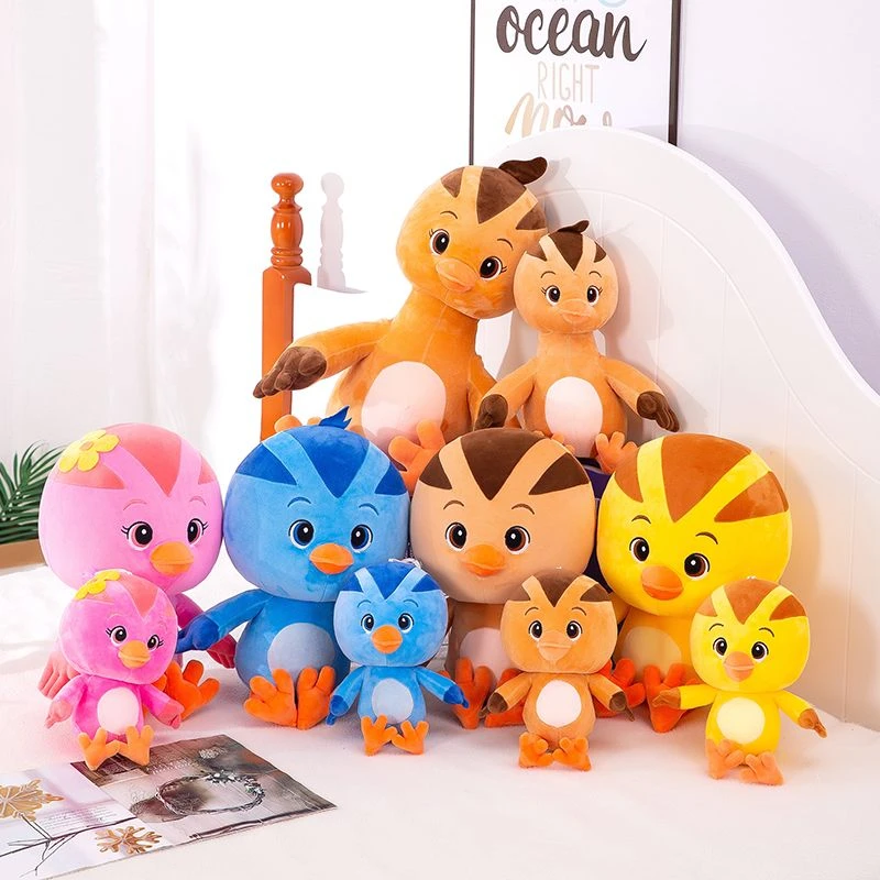 可爱萌鸡小队毛绒玩具公仔玩偶抱枕布娃娃儿童创意生日礼物男孩女