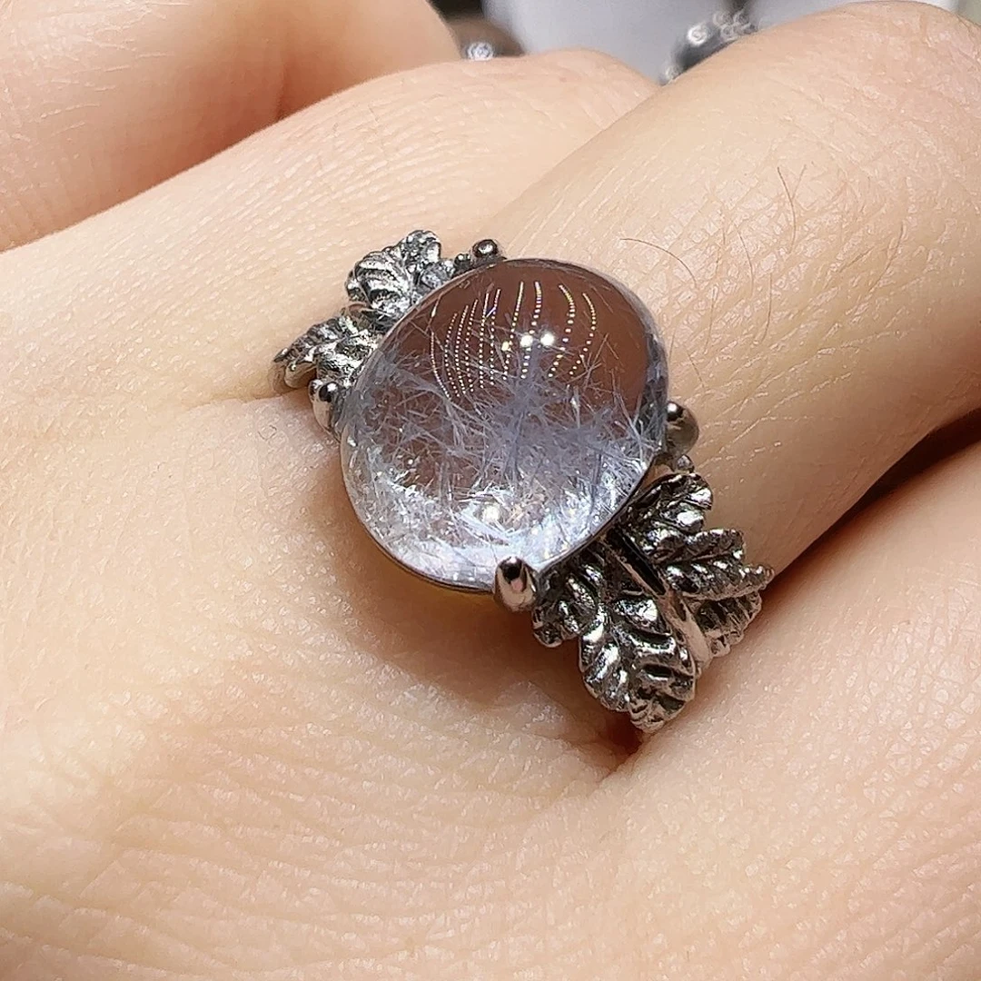 珠宝半成品银S925镶嵌水晶