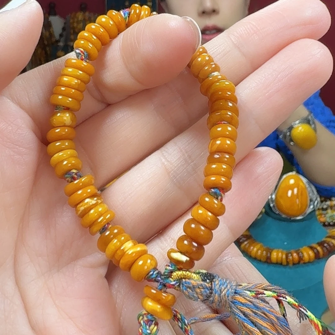 手链蜜蜡未镶嵌手串
