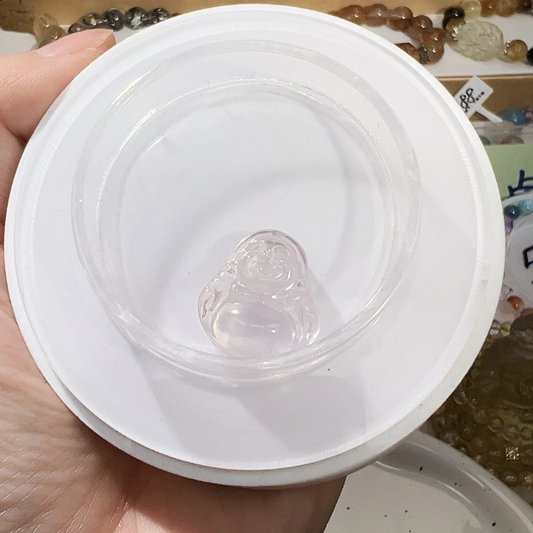 手串未镶嵌水晶粉佛公