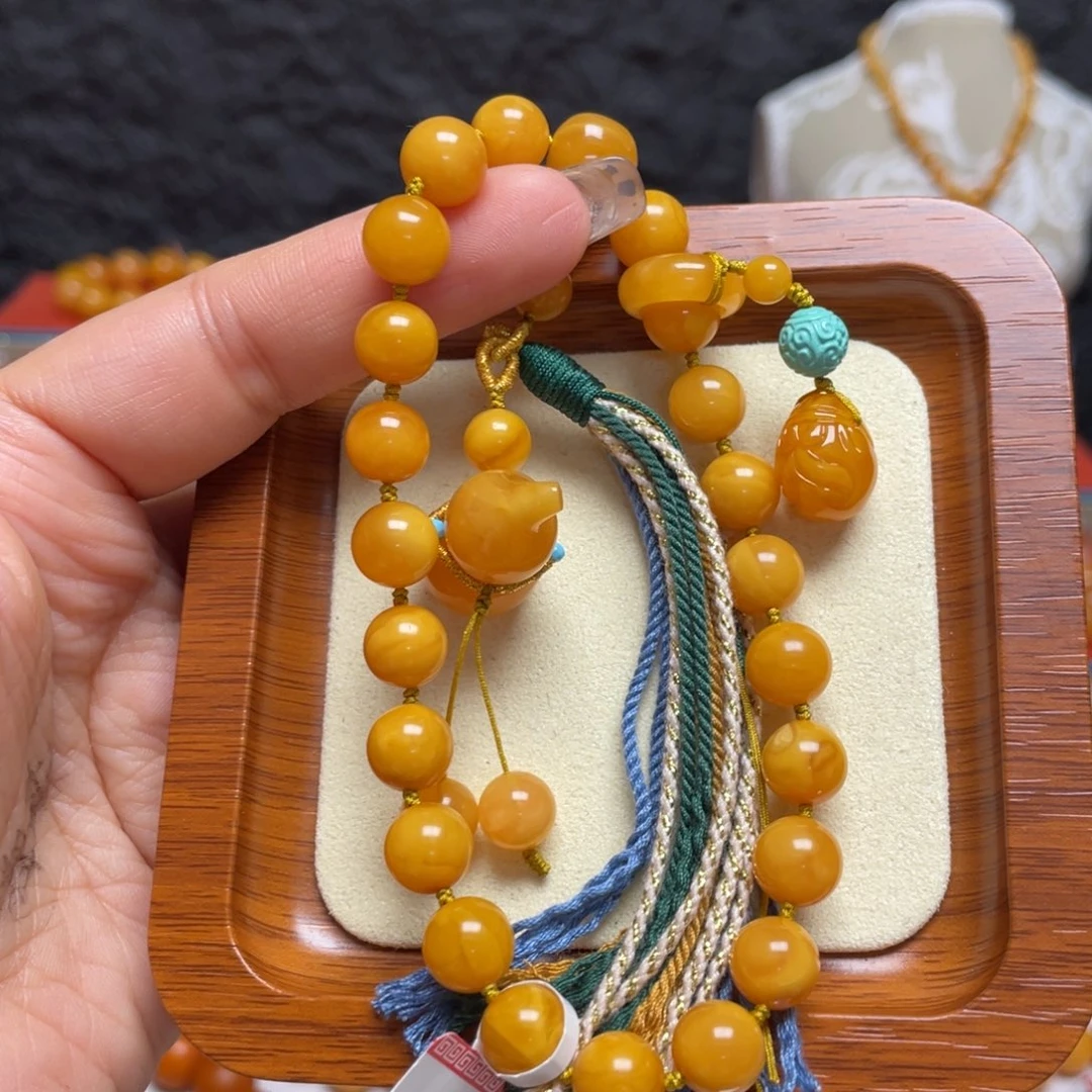 蜜蜡未镶嵌手链手串