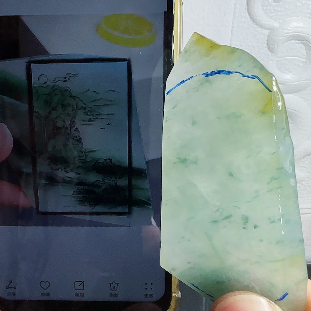 定制翡翠未镶嵌翡翠包工