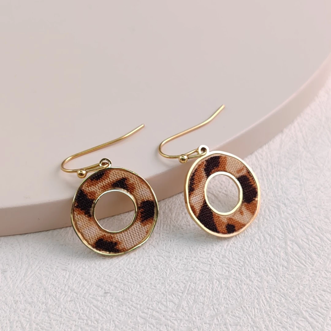 XUPING/旭平首饰 不锈钢布艺耳饰 年终狂欢气质 GDX T001033573