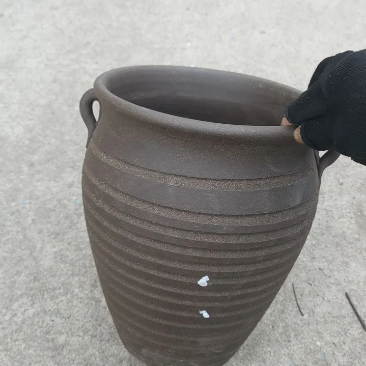 红陶20/27瑕疵底部烧裂