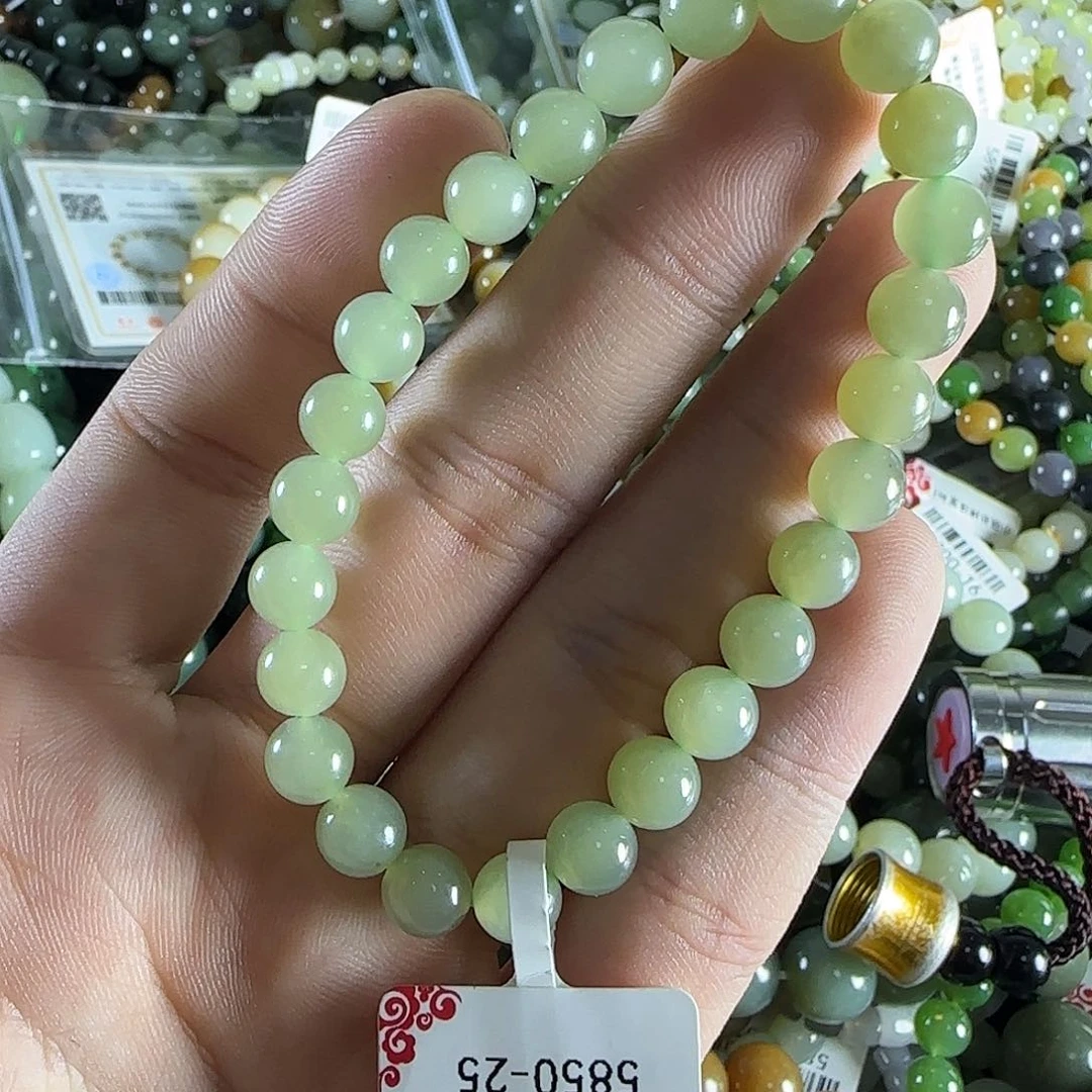 和田玉手链未镶嵌9