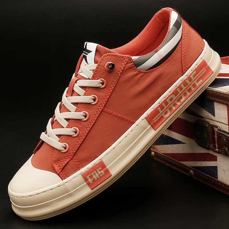 25119 男鞋春季新款帆布鞋时尚百搭透气潮鞋男士低帮软底休闲鞋
