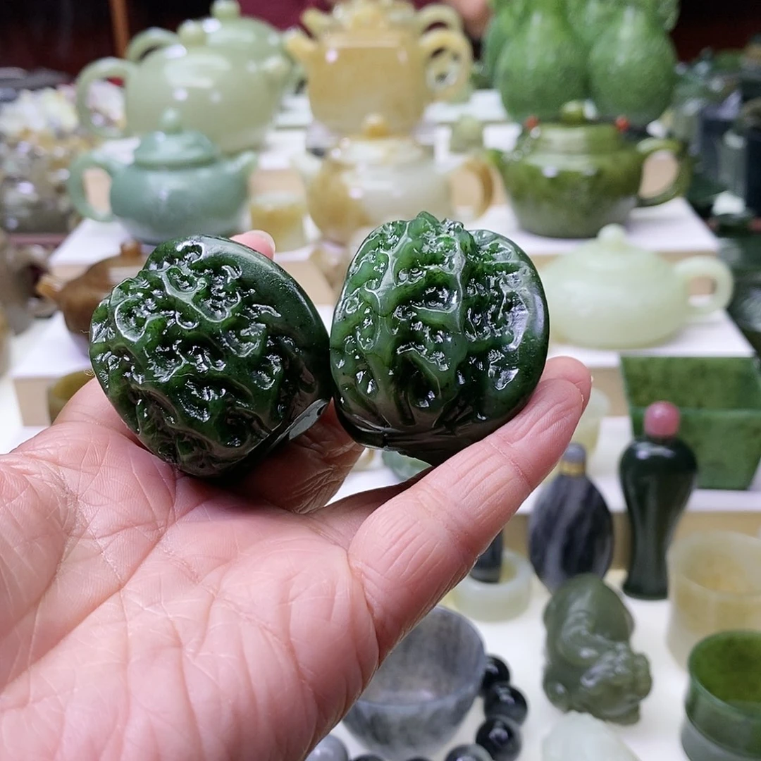 和田玉核桃未镶嵌