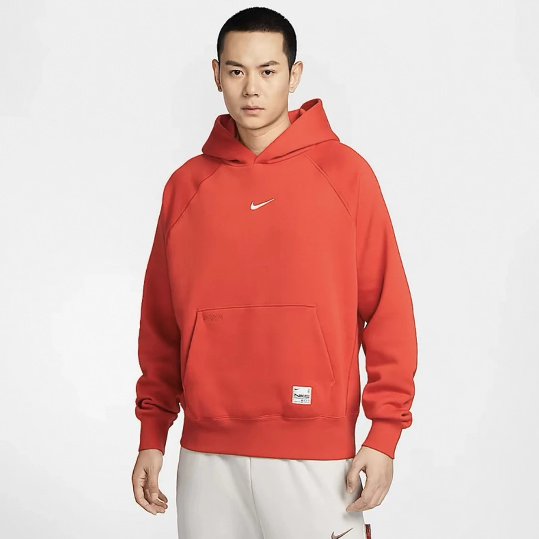 NIKE/耐克男款蛇年限定舒适柔软休闲连帽卫衣大学红HV8206657