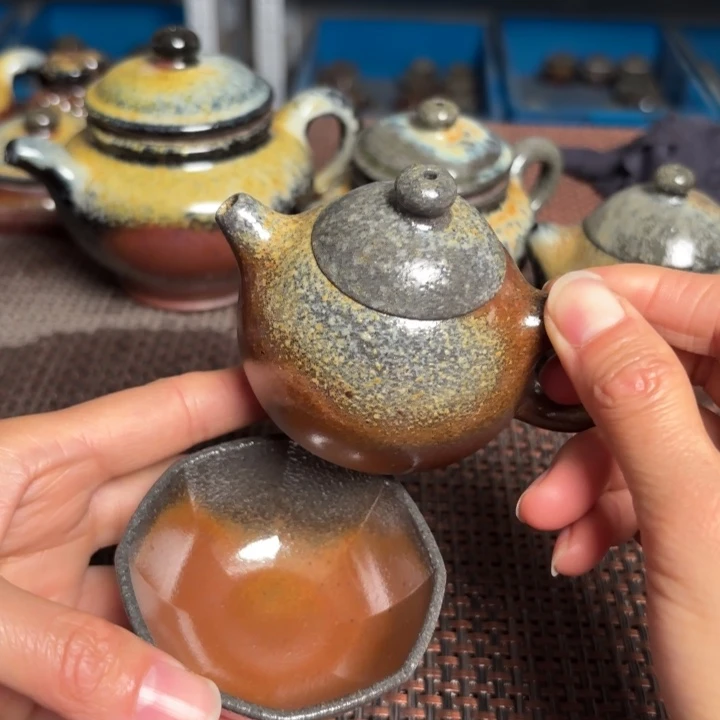 茶壶紫砂小文旦壶90 c