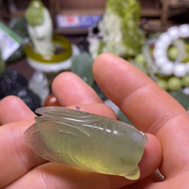 岫玉未镶嵌岫玉颈饰