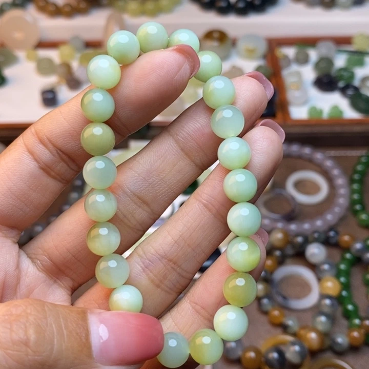 和田玉未镶嵌手链